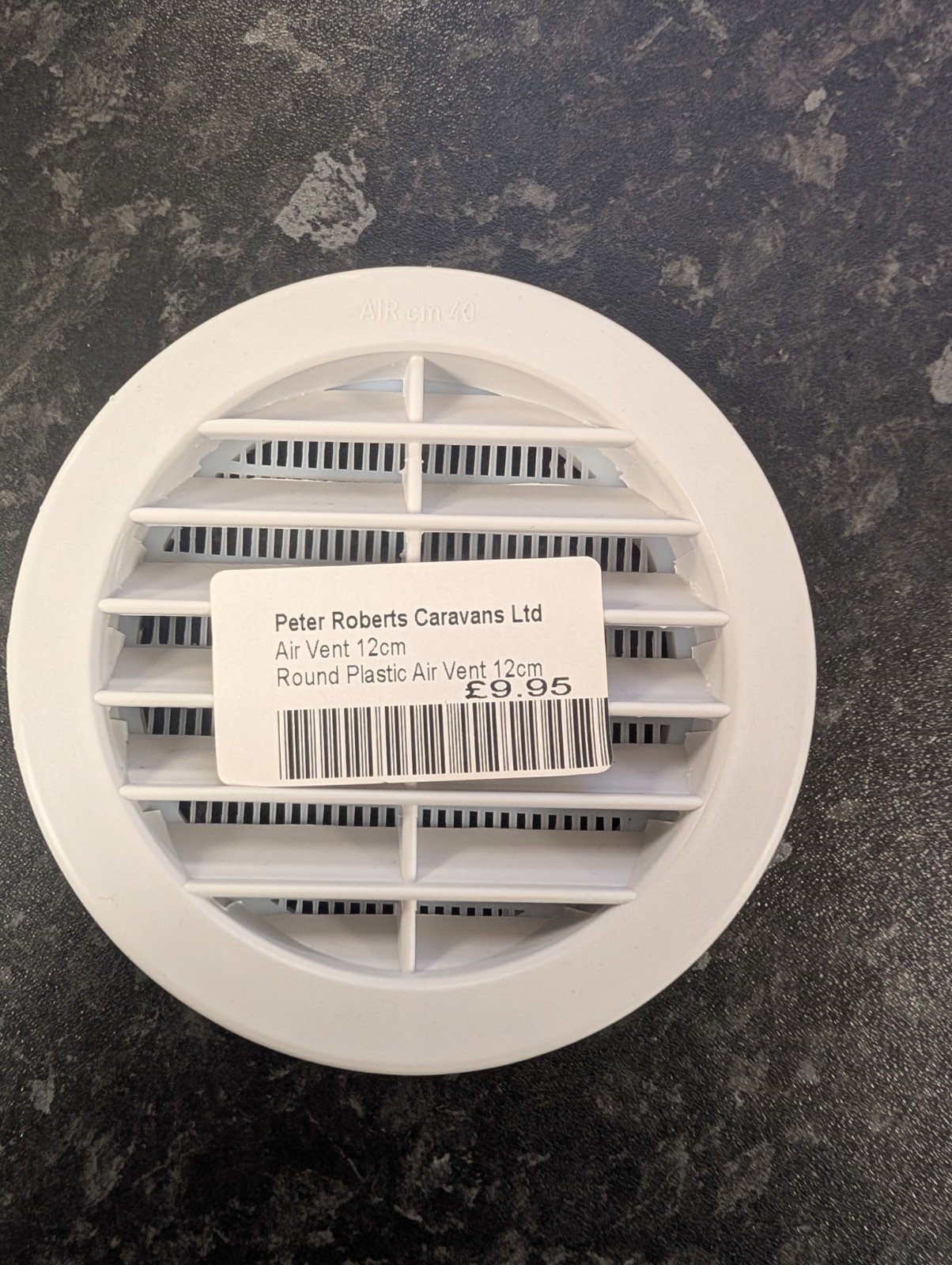 Round Air Vent 12cm Motorhome and Caravan