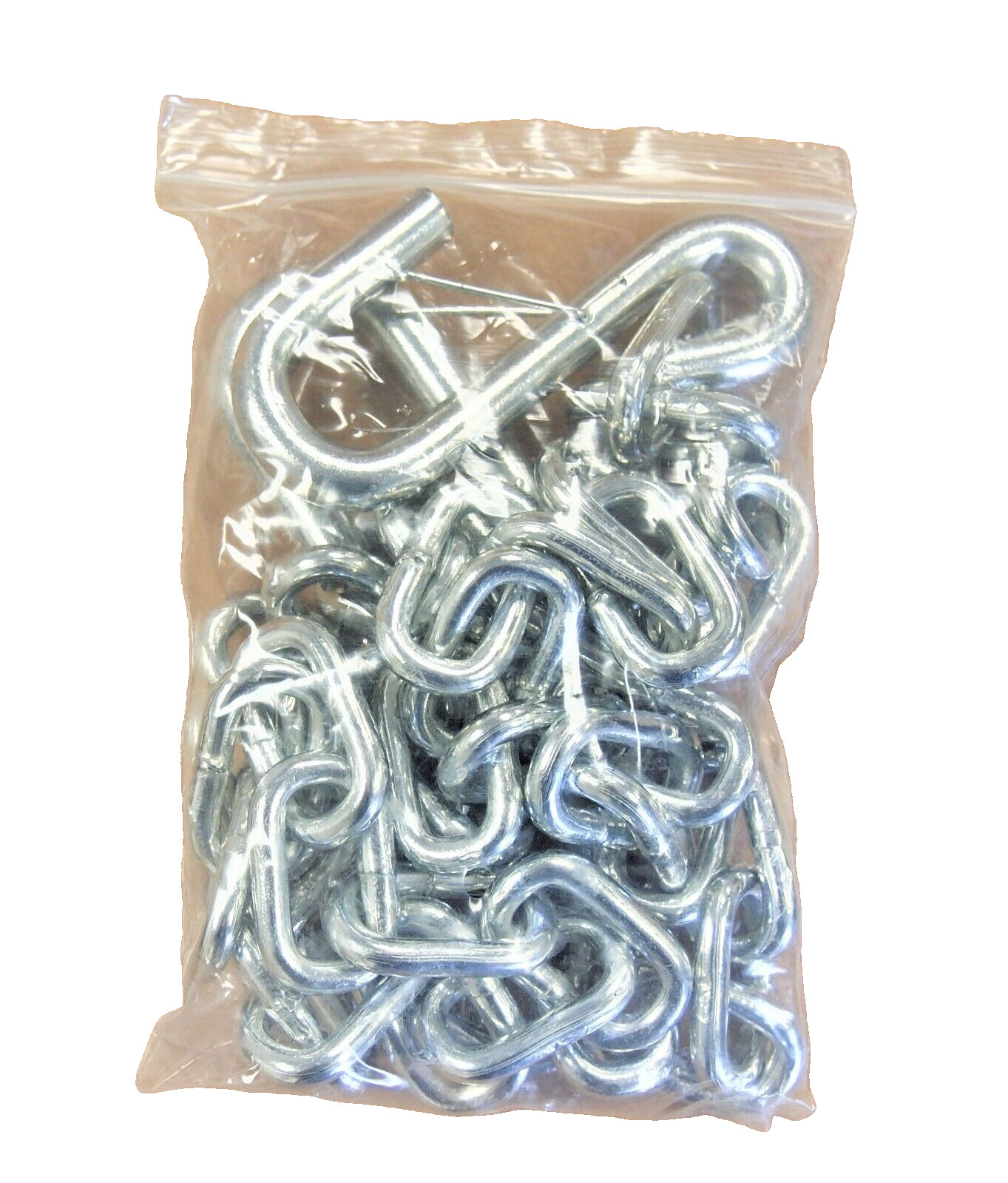 2pc Trailer Safety Chain 1/4 in. x 4 ft. S-Hooks Safety Latches Grade 30 TSC14