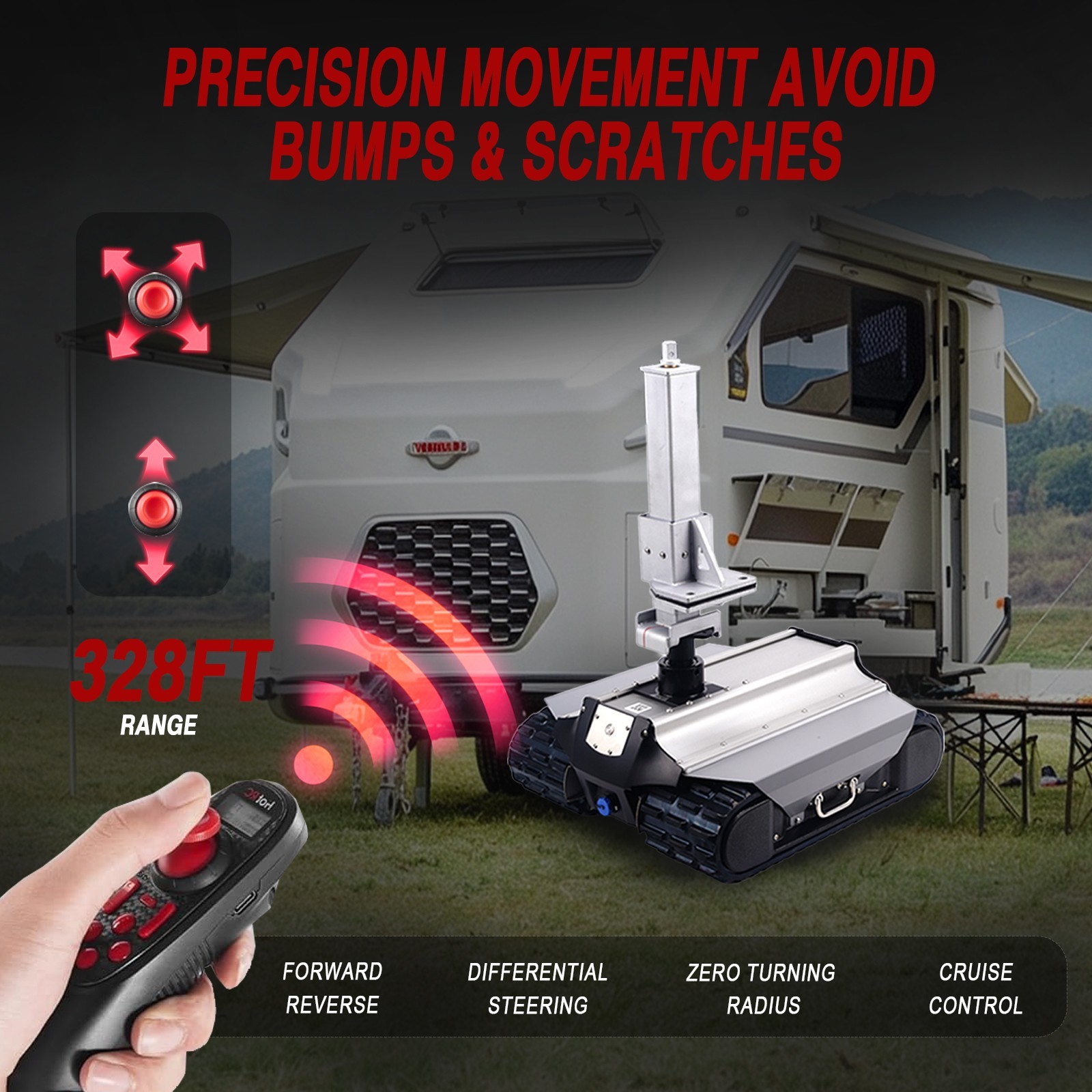 Remote-Controlled Trailer Mover 9000 lbs Capacity Electric Trailer Mover