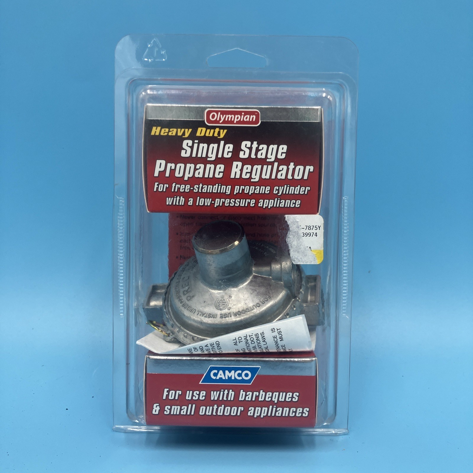 Camco 59013 Olympian Heavy Duty Single Stage Propane Regulator