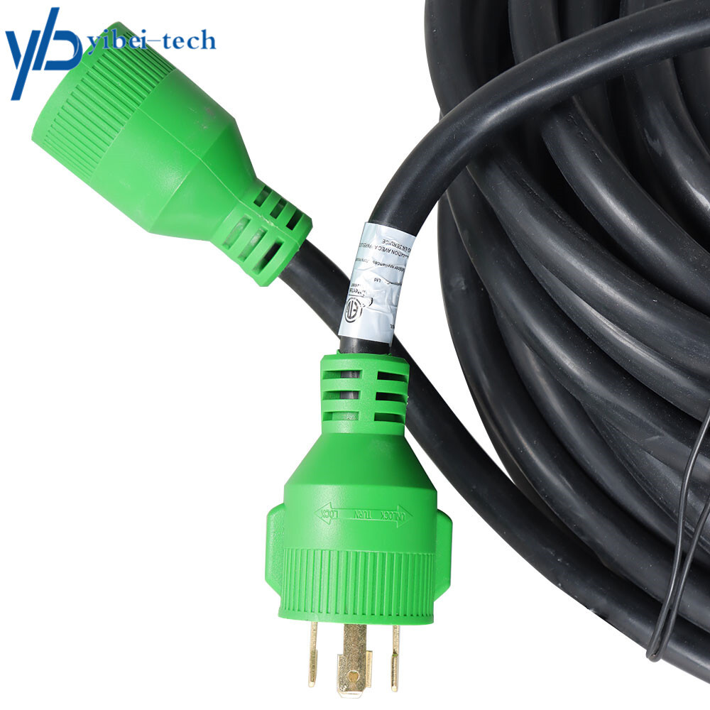 100ft 30Amp RV Power Extension Cord L14-30 4 Prong For Trailer Motorhome Camper