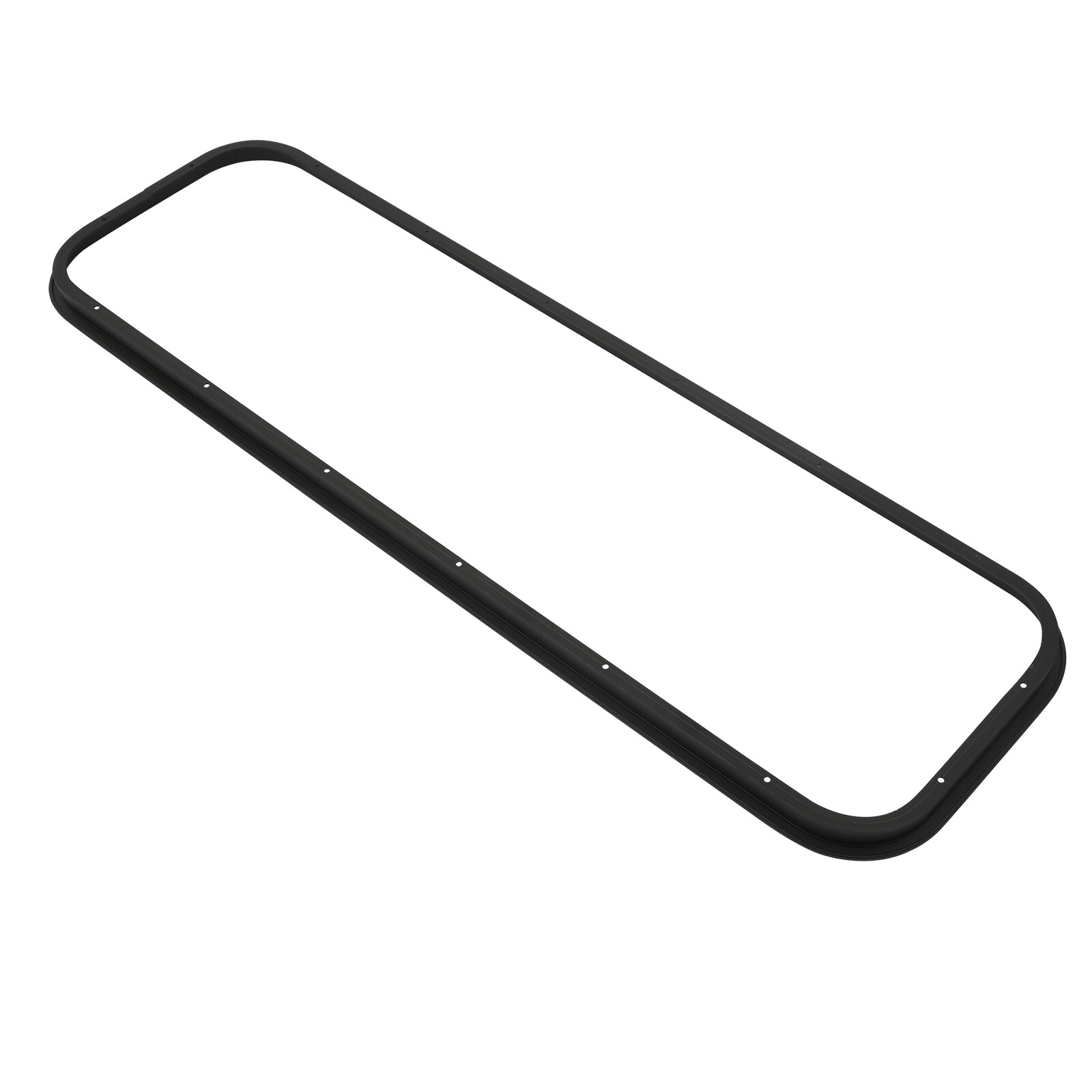RV Teardrop Window 42 X 12 Horizontal Sliding Replacement Glass With Trim