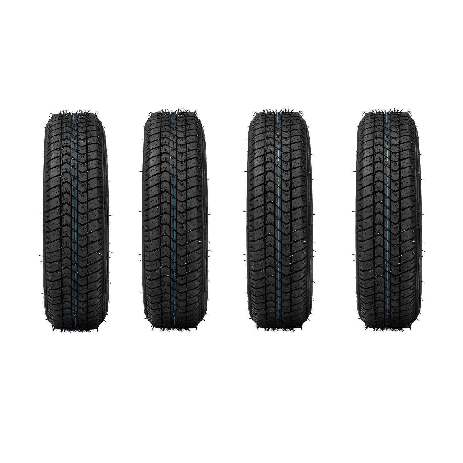 4 Tires ST 205/75D14 Trailer Tires 205 75 14 6 Ply Trailer 205/75/14 Heavy Duty