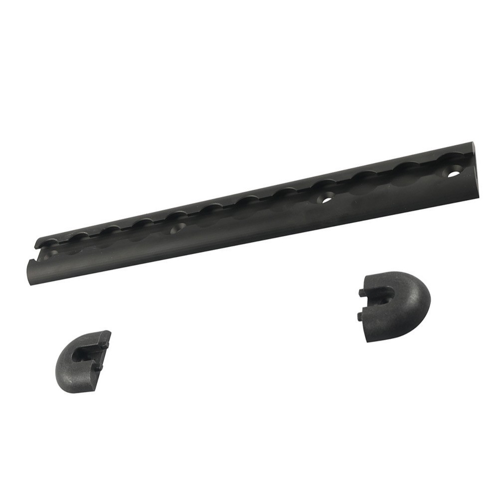 Aluminum L Rail Kit 12 inches with End for Motorcycles Tractors and RVs
