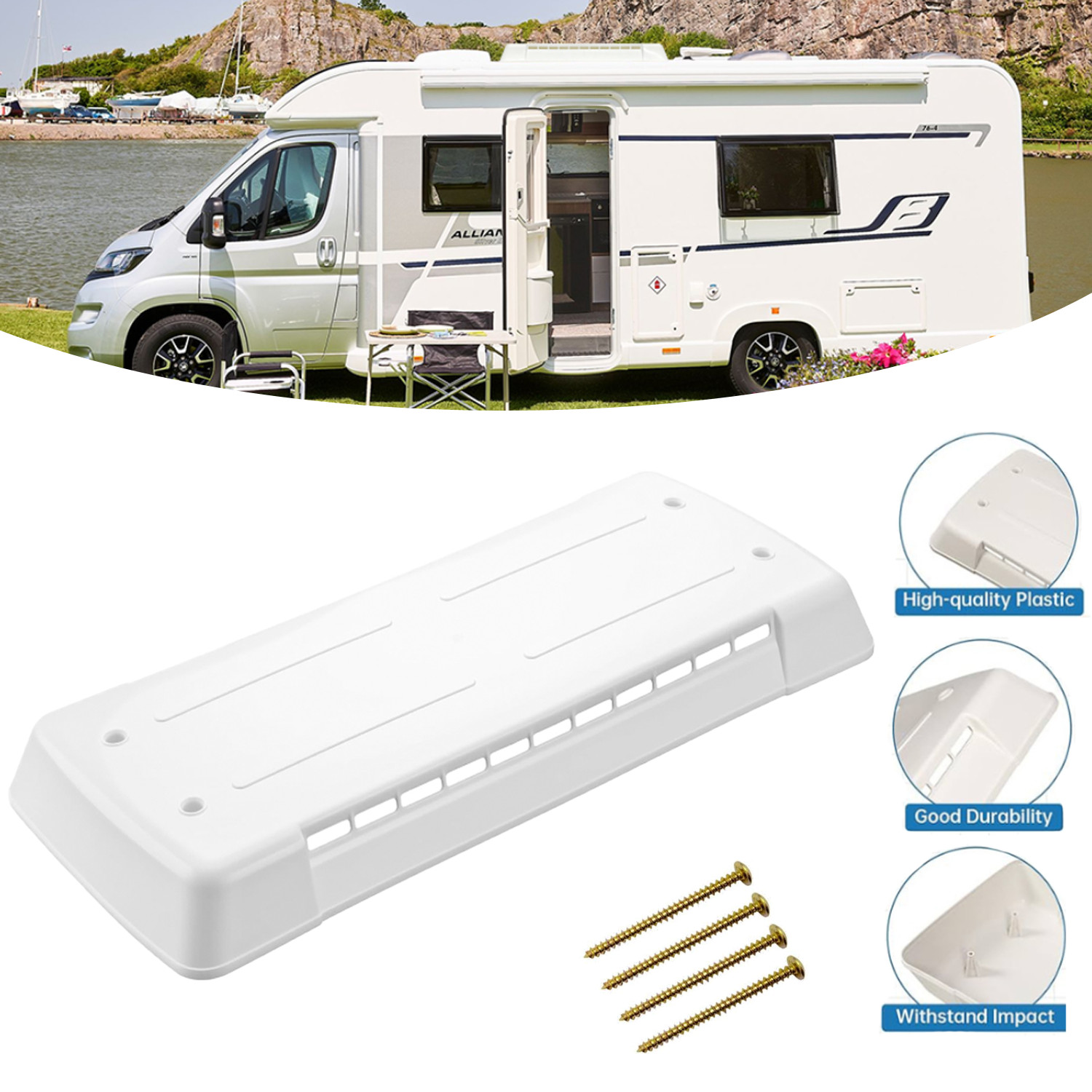 For Dometic Refrigerator Vent Cover RV Roof Lid Trailer Replacement Part #65528