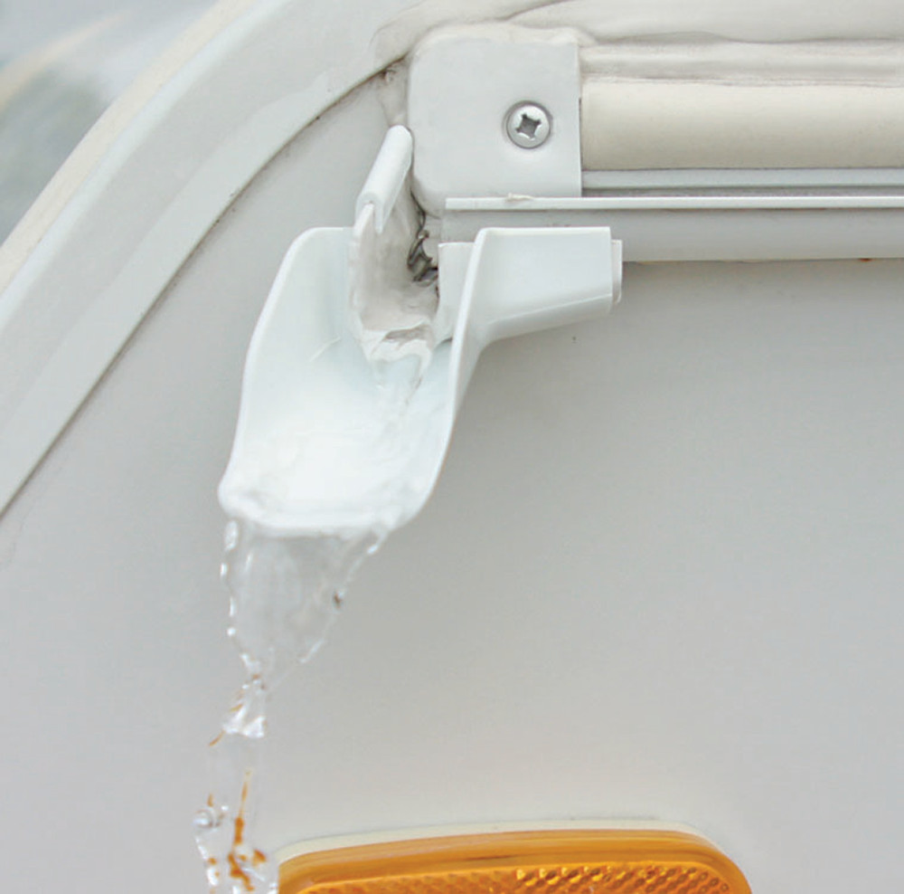 CAMCO 42123 RV CAMPER MOTORHOME WHITE GUTTER EXTENSIONS USA SELLER