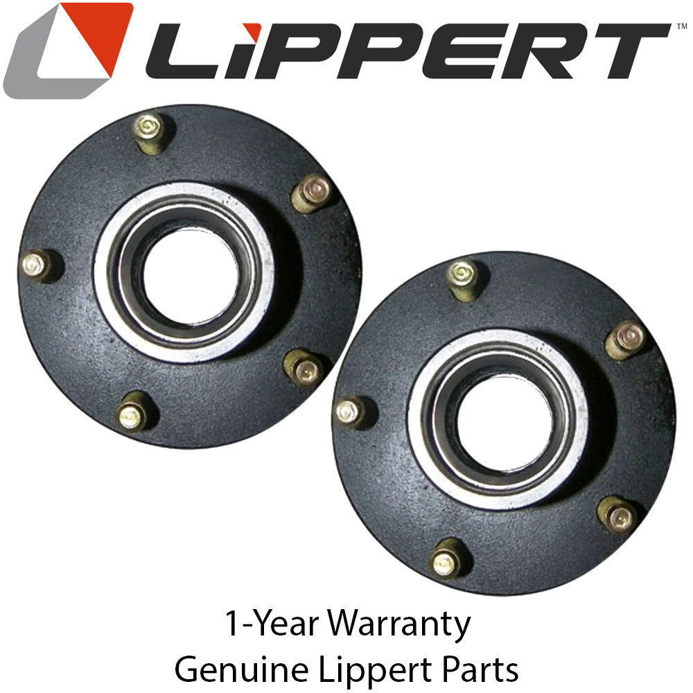 Lippert 2,200 lb Idler Hub Pair 5 on 4.5″ (2-Pack) – Fits Dexter, Alko, Rockwell