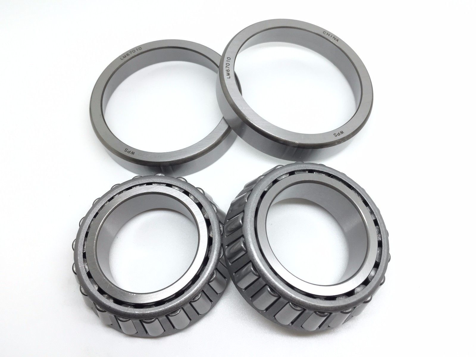 Trailer Hub Wheel Bearing Set A6 LM67048 LM67010 1-1/4” for 5000-6000 lb Axles