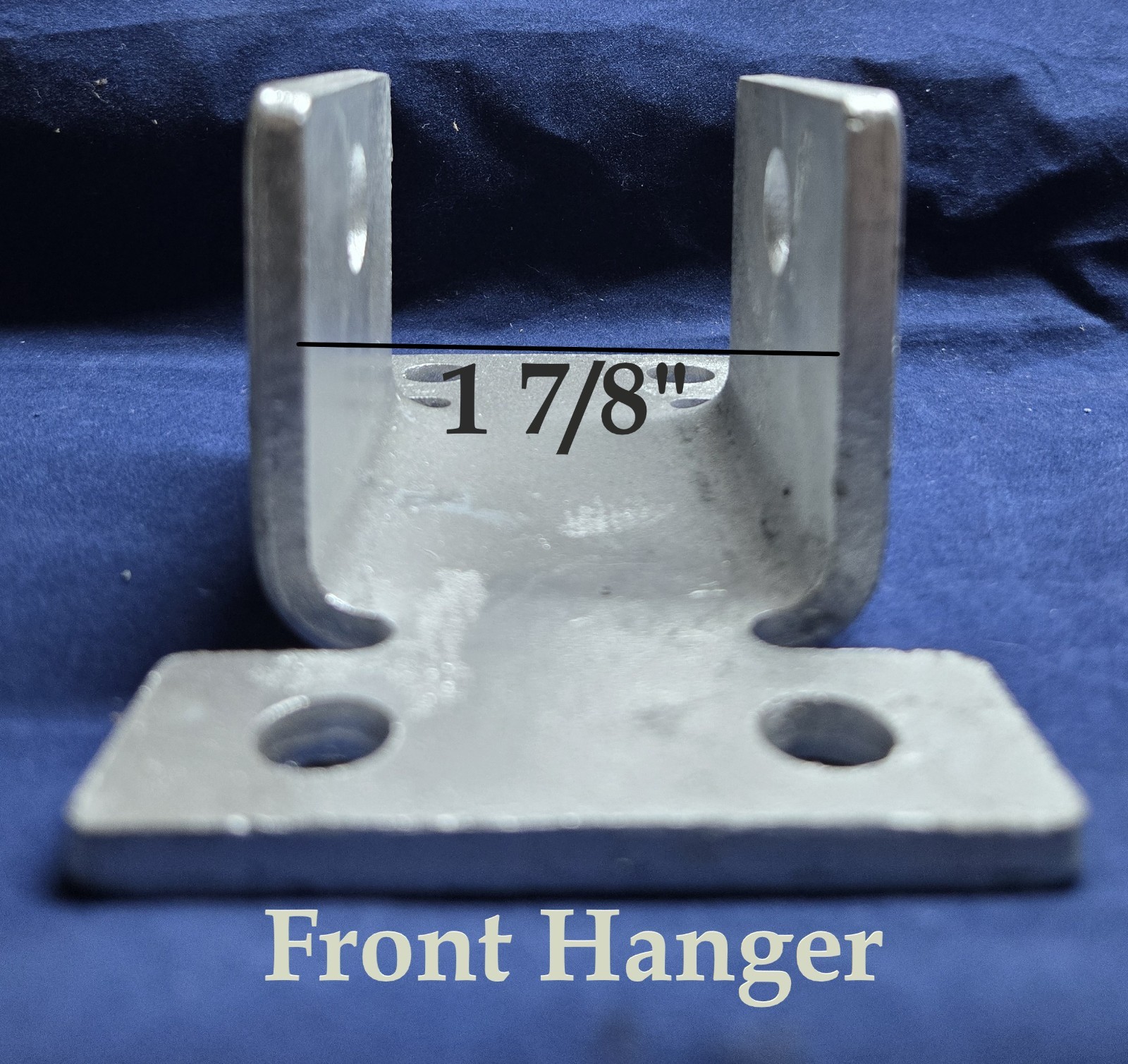 Hot Dipped Galvanized Boat Trailer Bolt On 4 Hole Double Eye Spring Hanger Kit