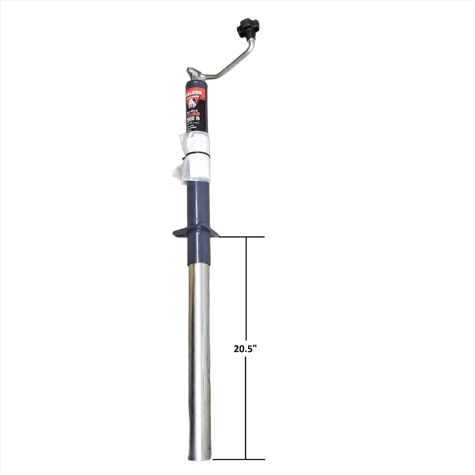 Bulldog A-Frame Top-Wind 2,000 lb Bolt-On Jack