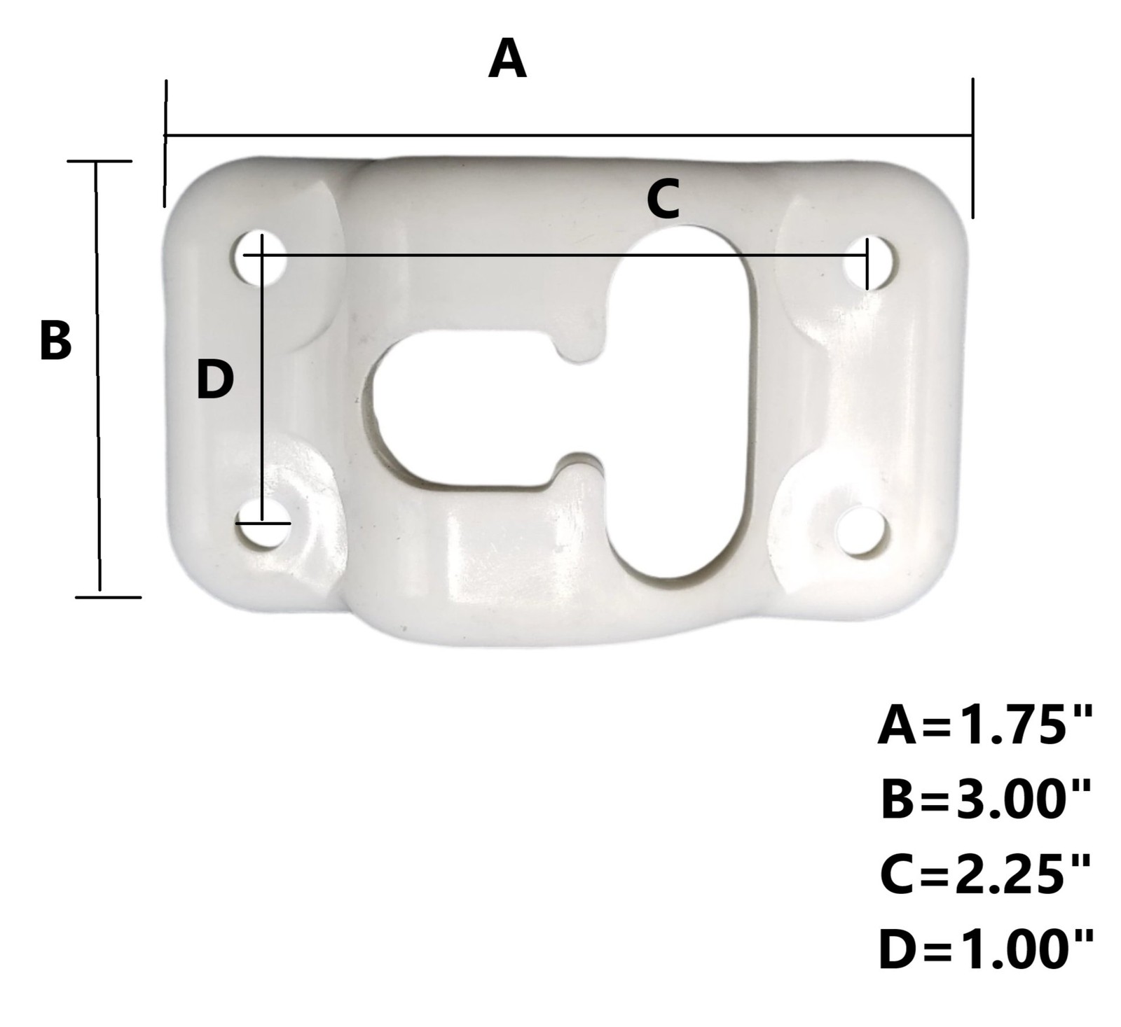 6″ White Trailer Door Catch Hold Back Holder Keep Hook RV Camper Cargo 6