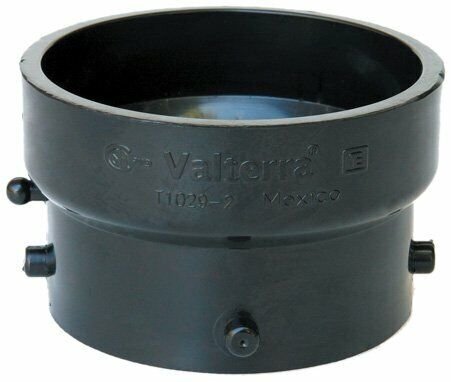 Valterra Black T1029-2 Termination Adapter-3″ Slip Hub, Round