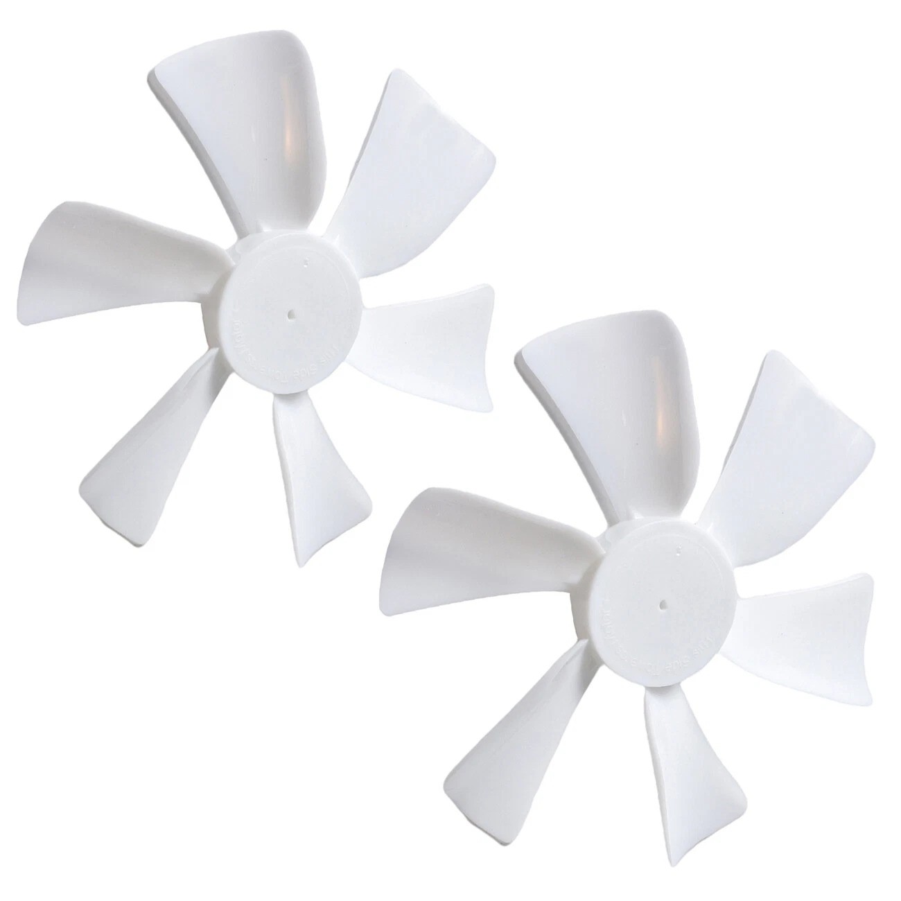 2 Pack 6“ Replacement White Vent Fan Blades For RV Bathroom Vent Fan Roof Vents