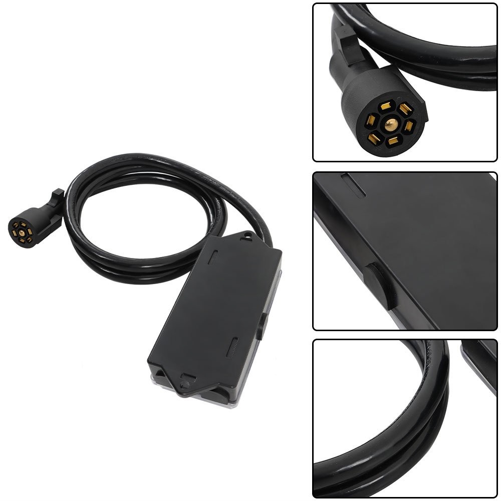 7 Way Trailer Plug Weatherproof Trailer Wiring Harness 7 Pin Trailer Connector