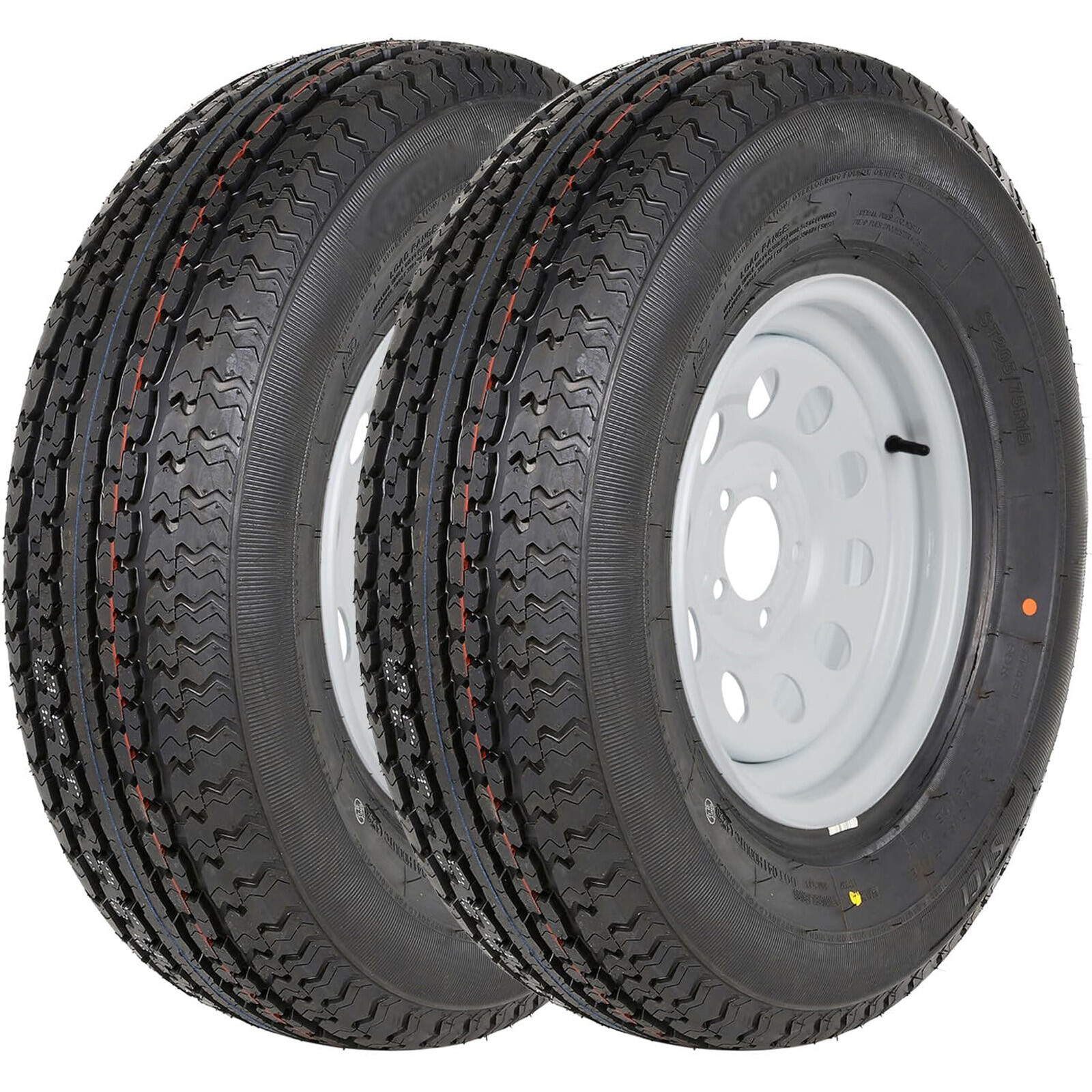 Set of 4 Radial Trailer Tire ST225/75R15 225 75R15 Load Range E 10 Ply