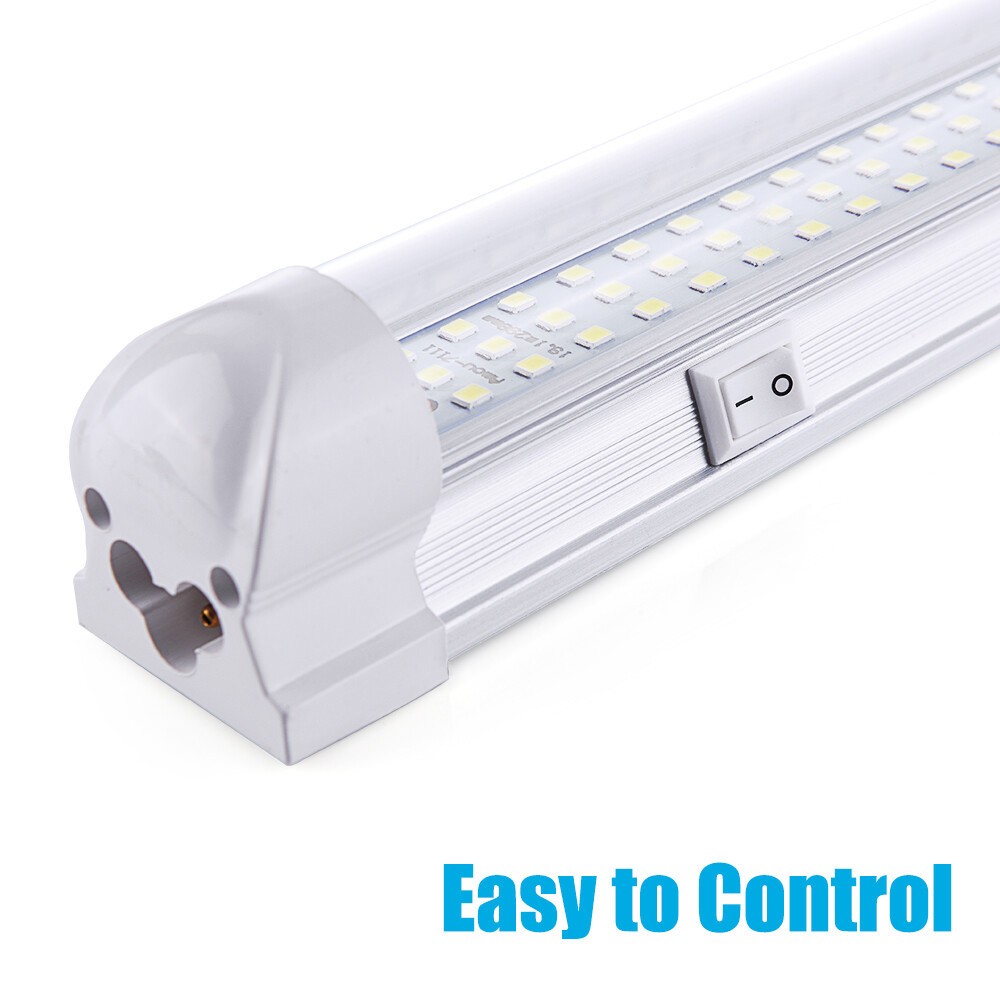 2Pcs 12V Interior Light Bar 6000K White 108 LEDs Universal Light Strip RV Camper