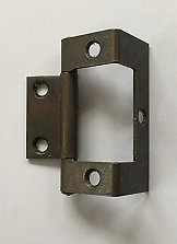 Pair of Bronze Coloured Cranked 50mm Hinges for cupboards etc Motorhome, Campers