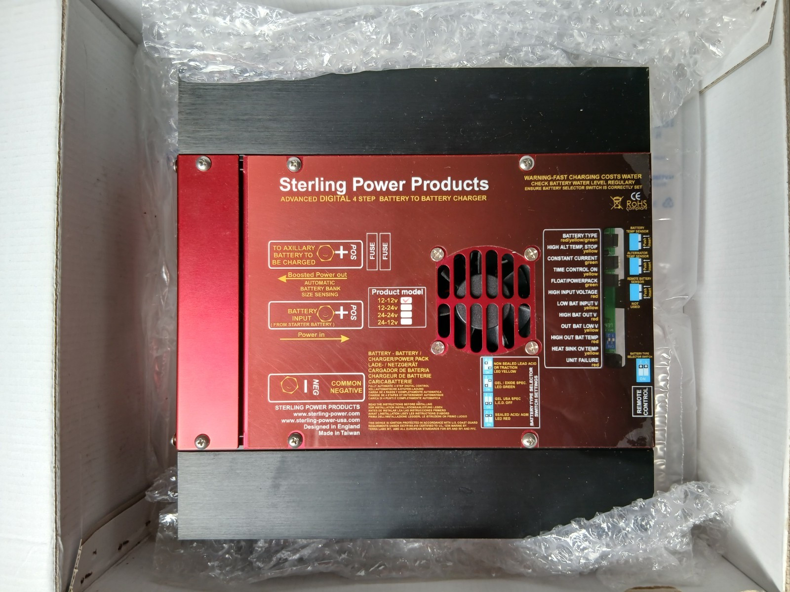 Sterling Battery to Battery 12v charger BB1250 45A