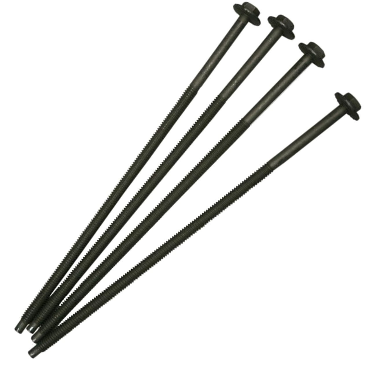 *4 PACK 3107421.012 AC MOUNT BOLT 8 INCH BOLT FOR 6″ CAMPER ROOF THICKNESS BLACK