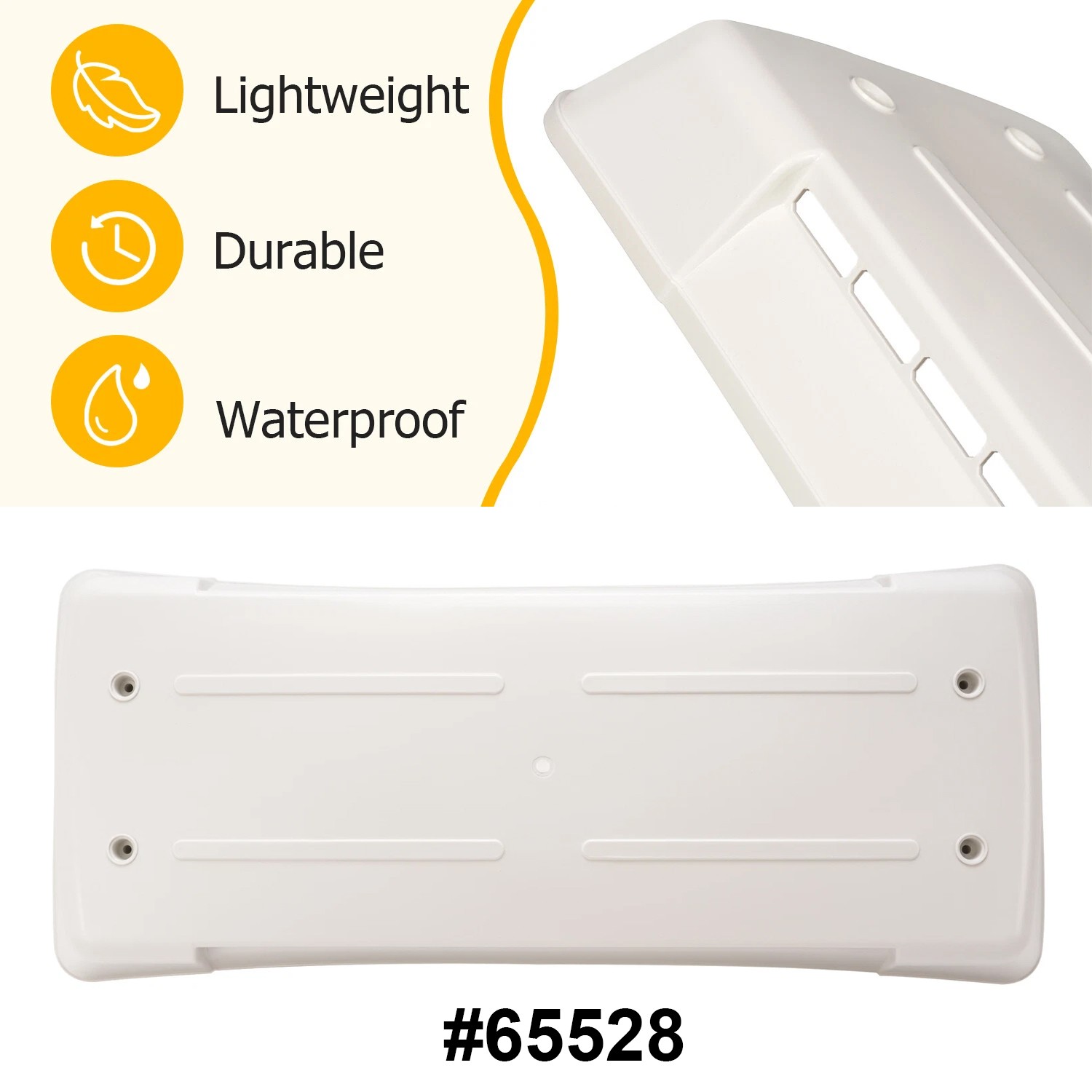 Refrigerator Vent Lid For Truck RV Camper #65528 For Dometic Refrigerator Vent