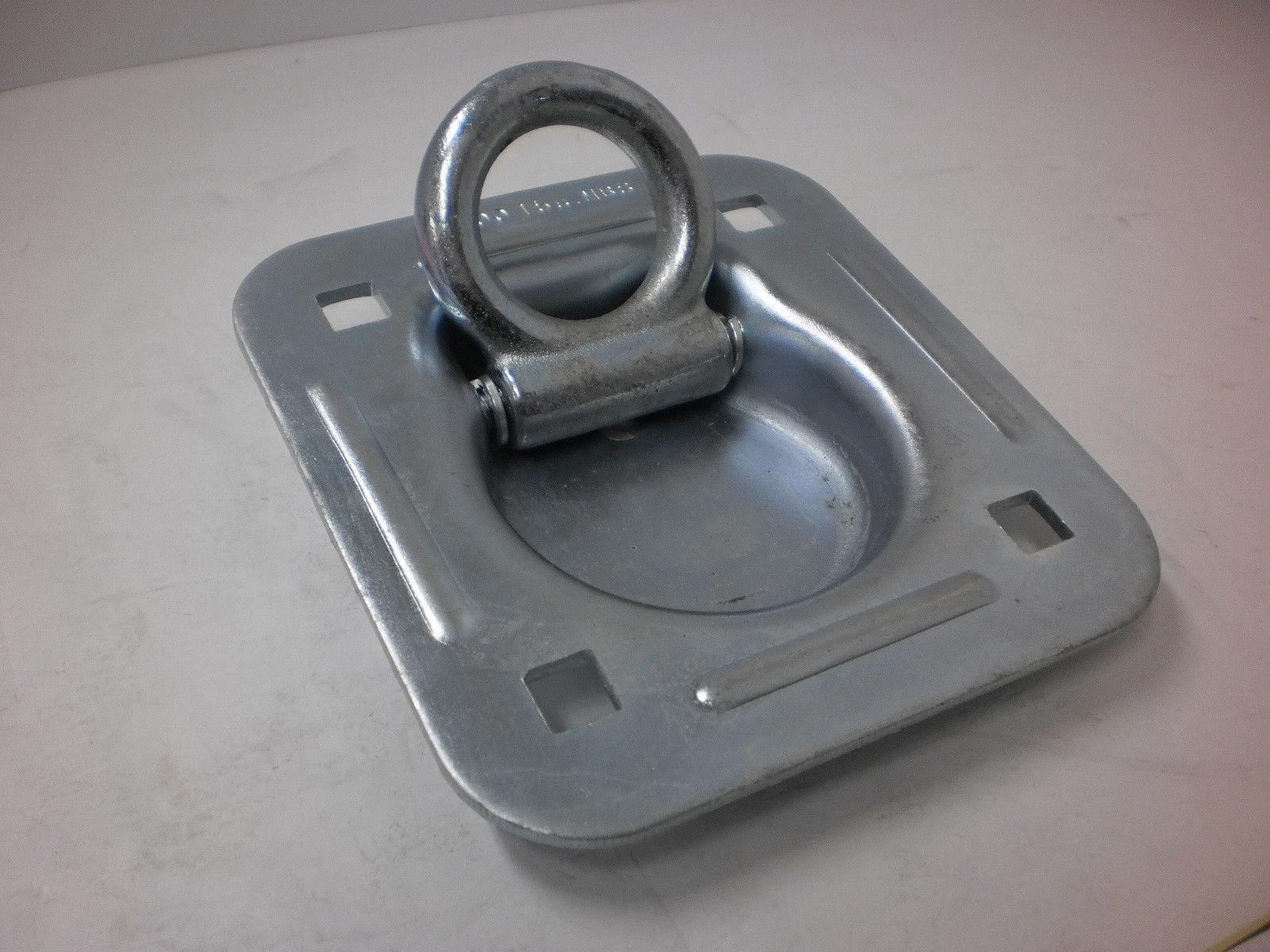 4 – 5000# Stainless Steel 4 Bolt Recessed D Ring Rope Tie Down Chain Trailer