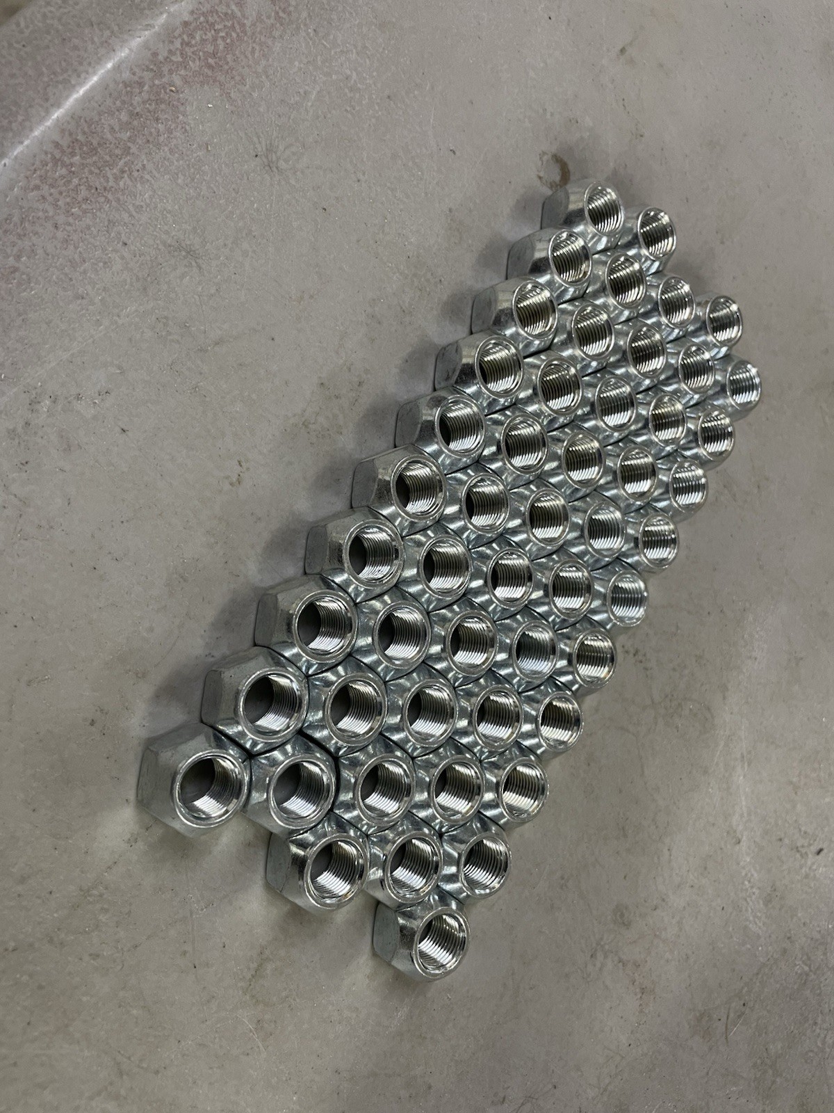 (50) Zinc-Plated Lug Nuts – 1/2″-20 Thread Size, Dexter Part No. 006-080-00