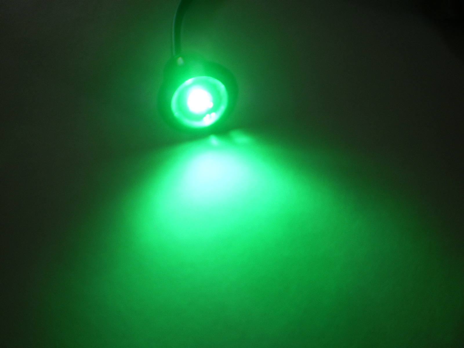 TecNiq 3/4 Mini Green Clear LED Light Hot Spot Truck Trailer Jeep USA