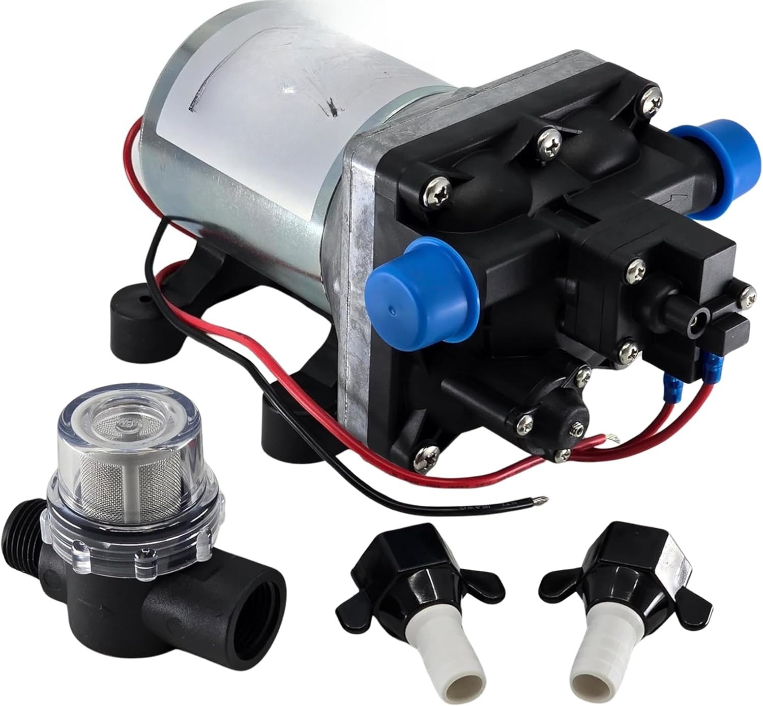 RV Water Pump 4008-101-A65/E65 | 3.0 GPM – 55 PSI | 12V Camper RV Water Pump