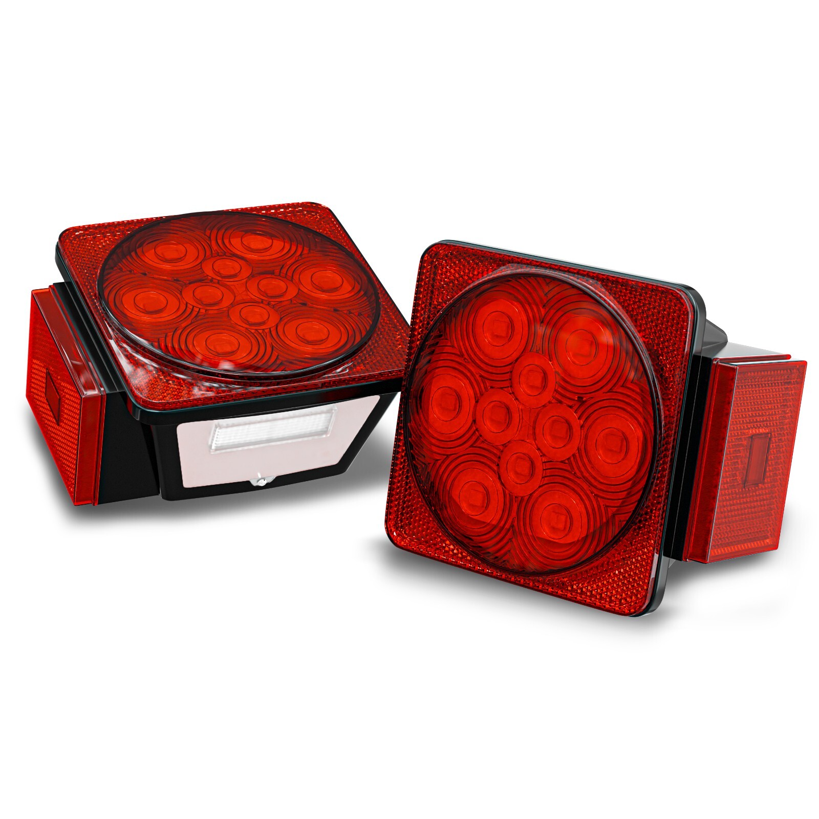 Universal LED Trailer Light Kit 12V Waterproof for Under 80 Inch Trailers