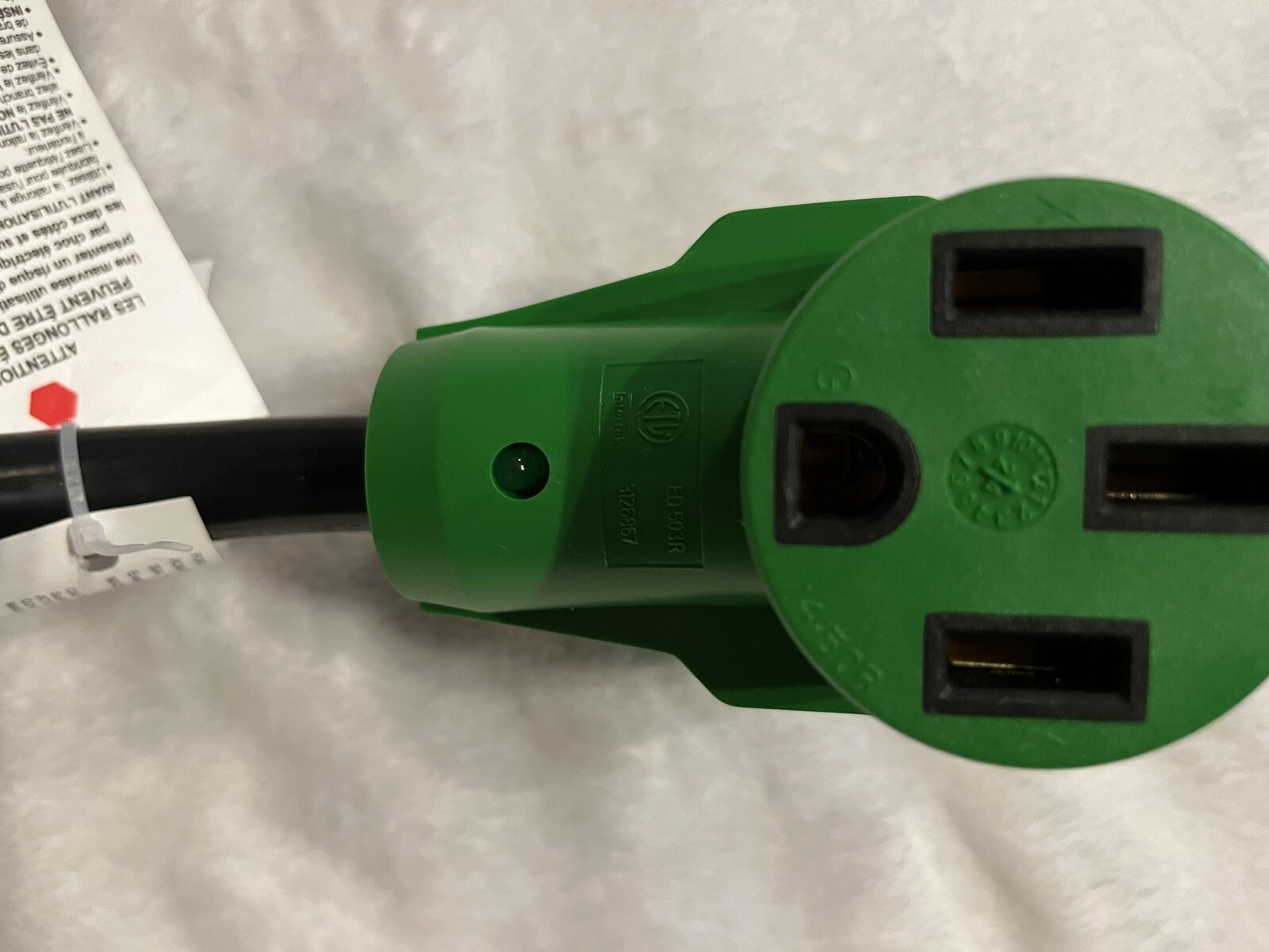 RV Electrical Adapter Cord 30A 125v Everdevelop Electric Appliance Co NEW