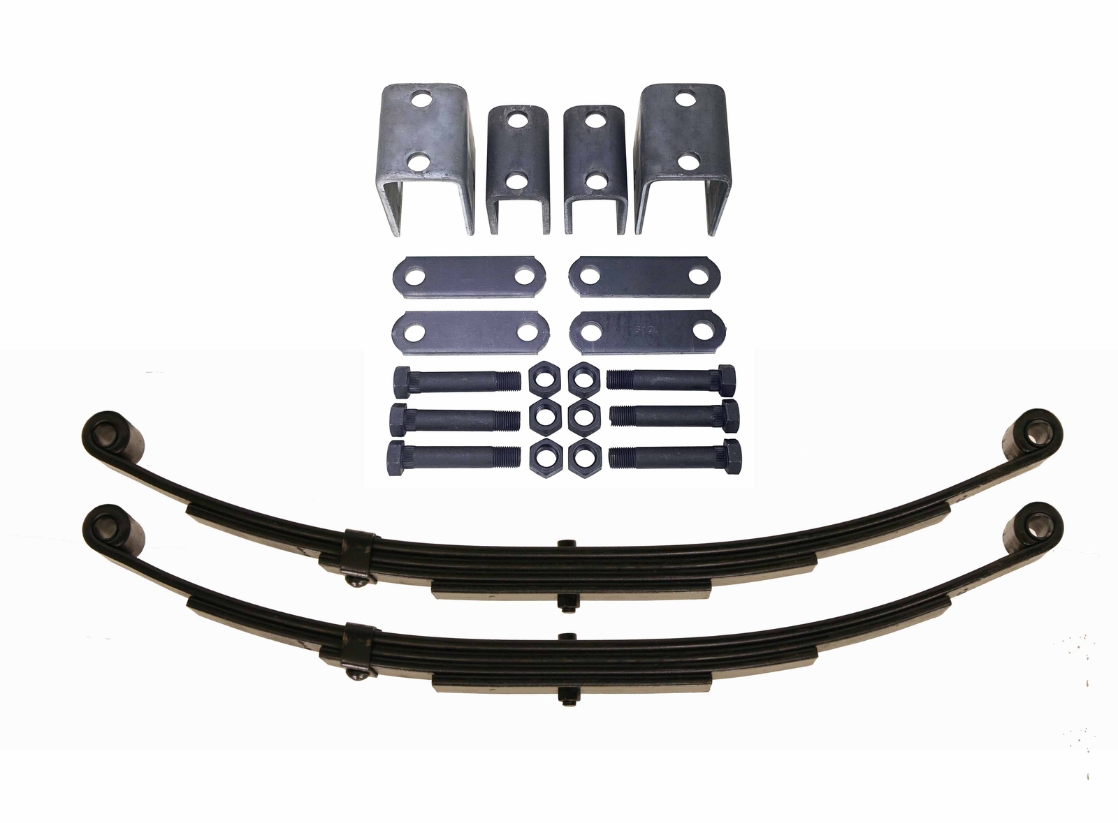 LIBRA 5000lbs 4K Trailer Axle Suspension Kit 2500 lbs Leaf Spring & Hanger