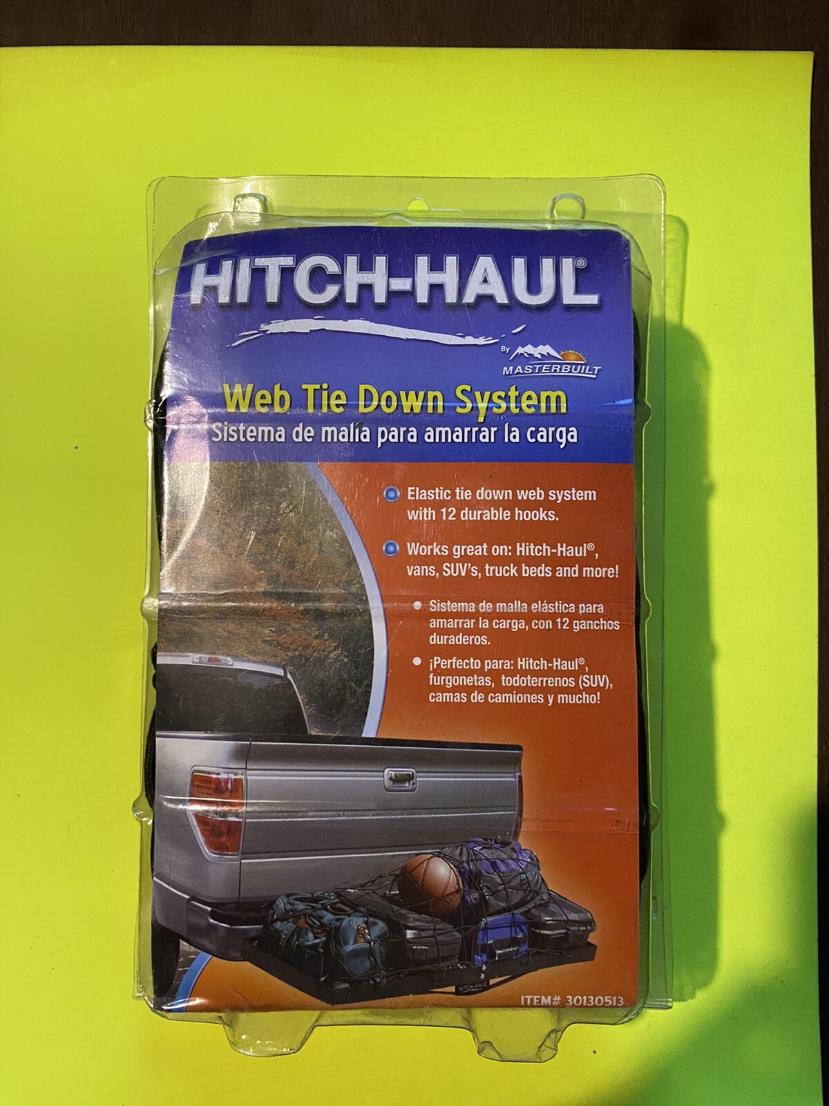 Masterbuilt 30130513 Hitch-Haul Web Tie Down System SUV Truck Beds Van Rack
