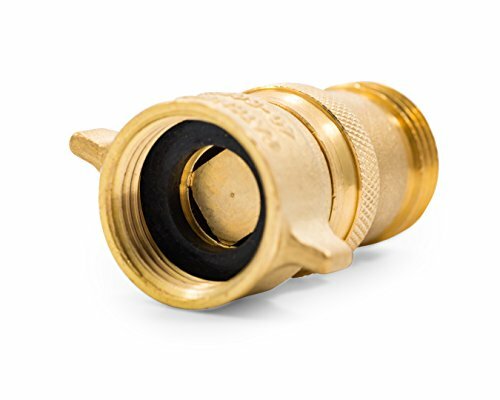 Camco 40055 RV Brass Inline Water Pressure Regulator Helps Protect RV Plumbing