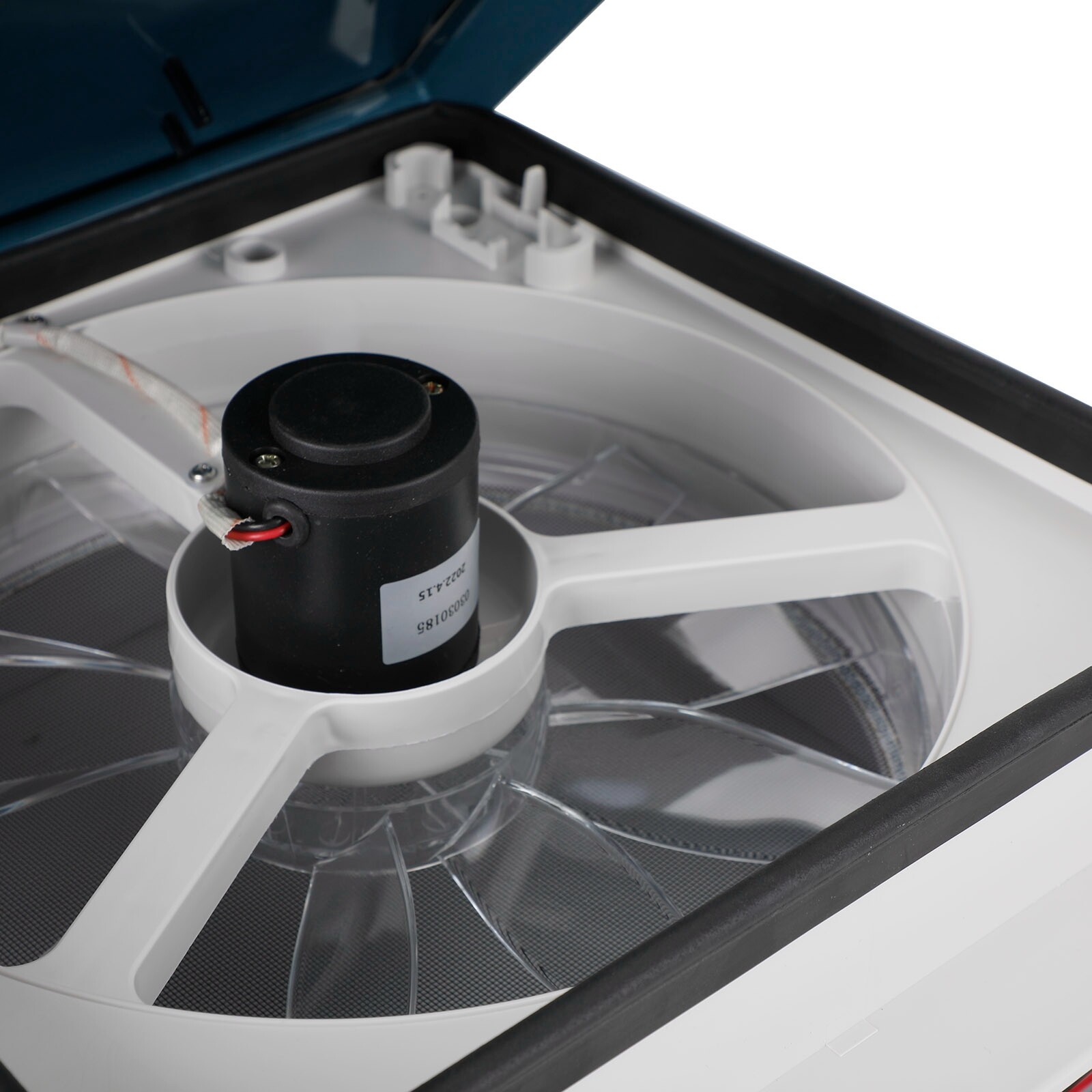 Large LED RV Caravan Waterproof Skylight Roof Vent Manual Camper Fan 14″ 12V NEW