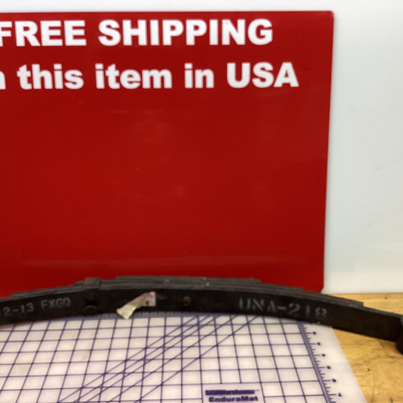 UNA-218 Trailer Leaf Spring 4 Leaves 2,500lbs Capacity