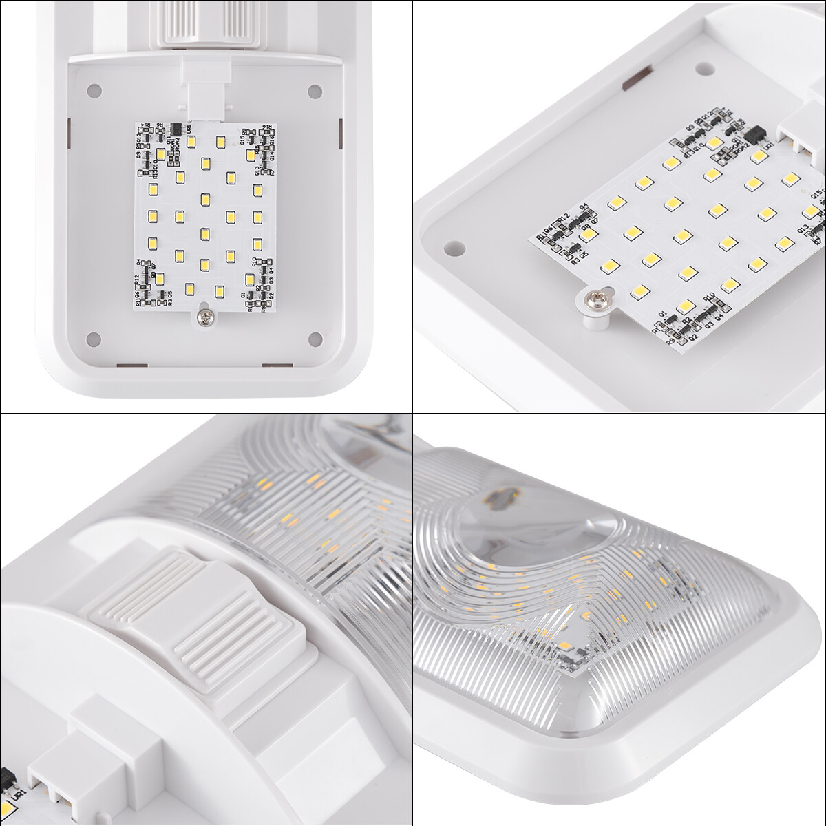 12V LED RV Ceiling Dome Light RV Interior Lighting for Trailer Camper Truck Boat