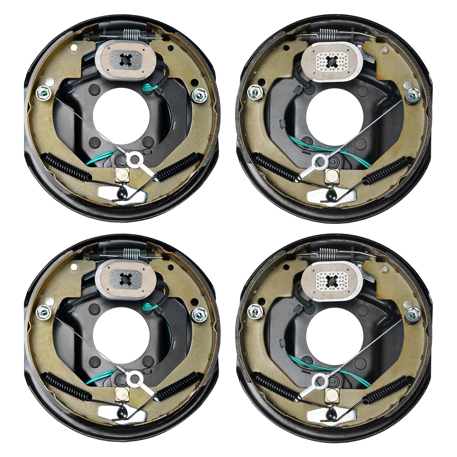 VEVOR Electric Trailer Brake 10″x2-1/4″ Self-Adjusting Assembly 2 Pairs 3500 lbs