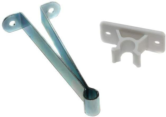 RV Designer E265 Metal Door Holder with Plastic Clip 3 Inch