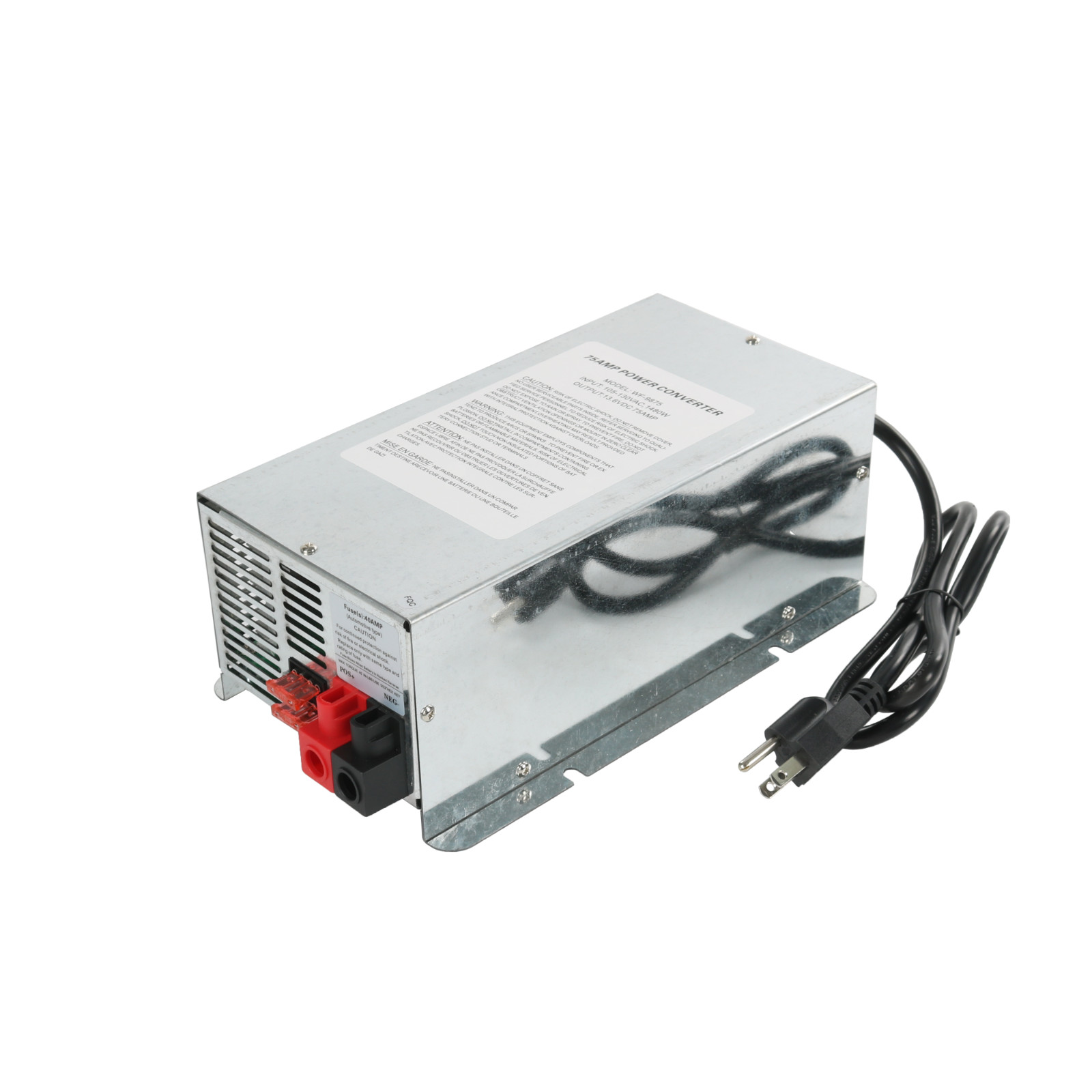 For WFCO WF-9875-AD-CB 75 Amp DC Auto Detect Deckmount Converter Charger WF-9800