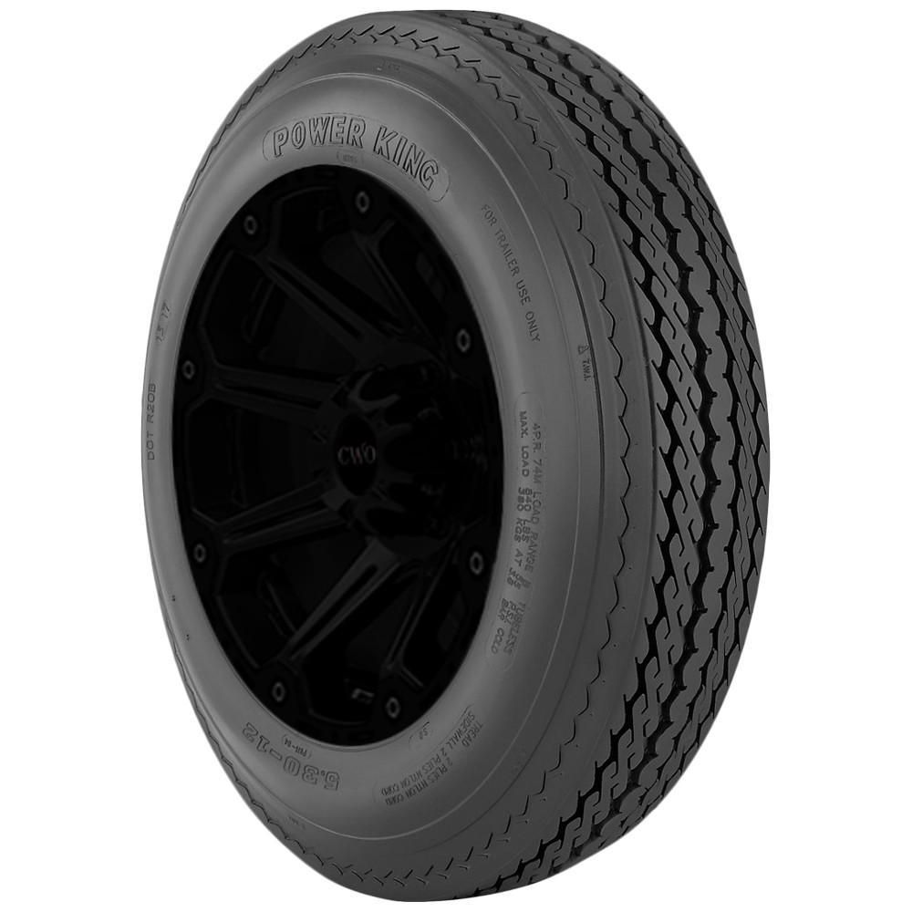 20.5×8-10 Power King Boat Trailer II 98M Load Range F Black Wall Tire