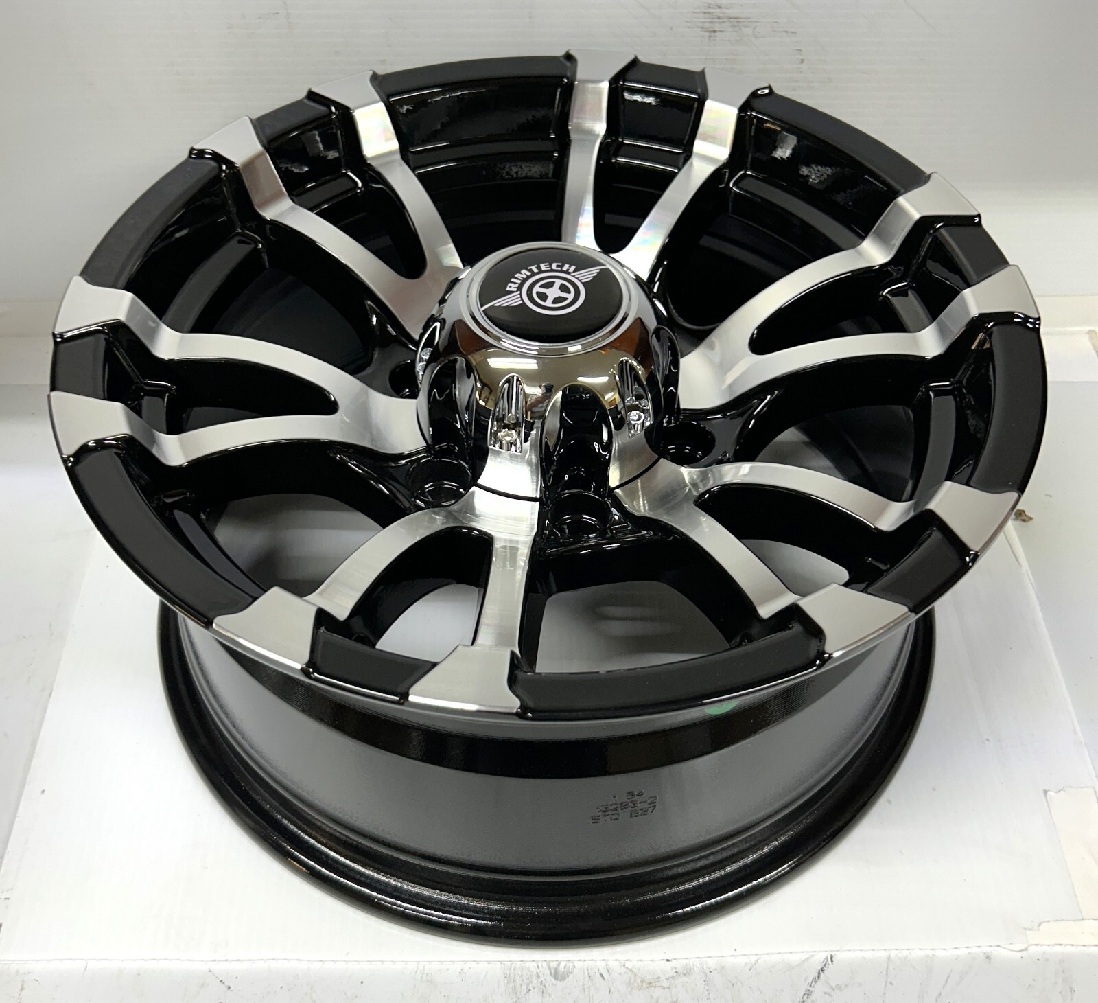15″ Inch 6 Lug Utility Trailer Wheel Rim Alloy KT15655BM-118