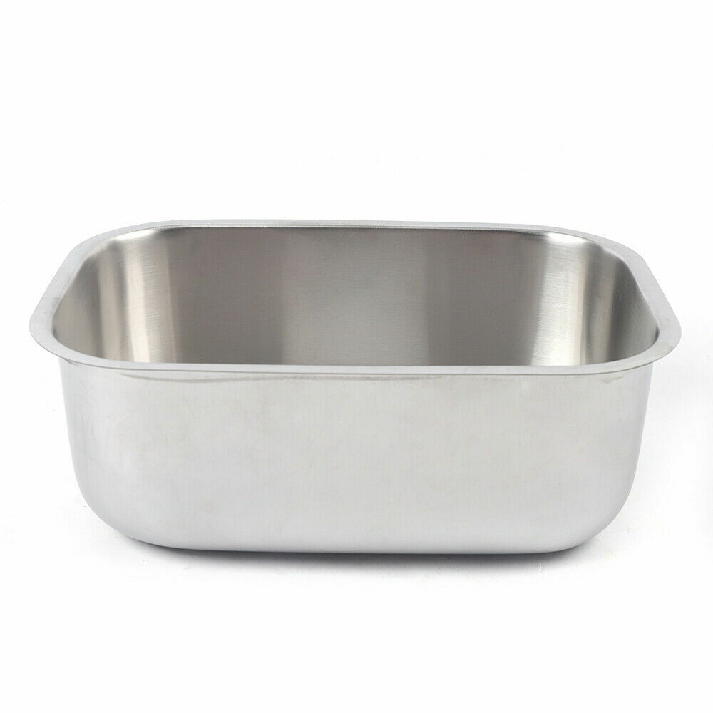 Small Stainless Steel Narrow Rectangle Undermount Sink Compact Bar Sink Kitchen!