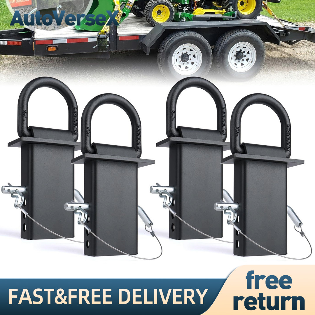 Heavy Duty Trailer D Rings 2×4 Stake Pocket Tie Down Anchors 18000lbs (4pack)