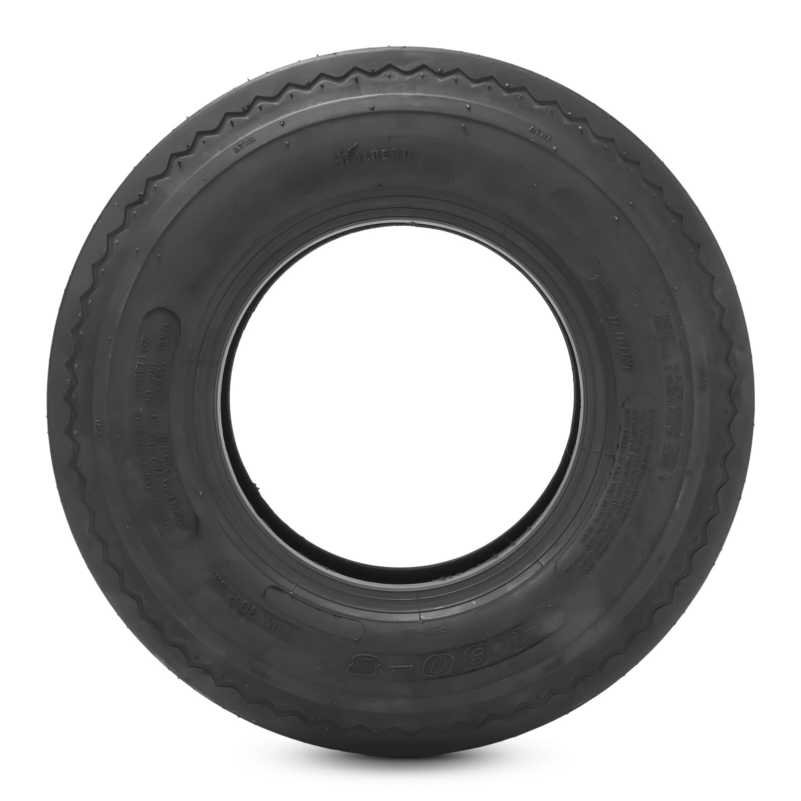 Set 2 4.80-8 Trailer Tires 6Ply 4.80×8 480-8 4.80/8 Heavy Duty Replacement Tyres