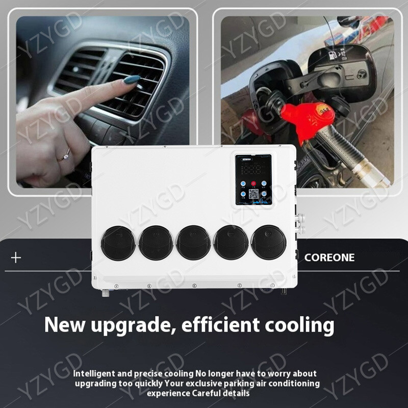 12V 12000BTU Mini Split A/C For Semi Trucks Bus RV Caravan Vans Air Conditioner