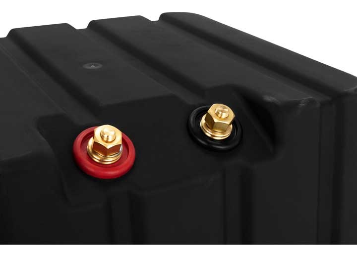 Camco 55370 Battery Box, Double Side-By-Side, Compartment Vented