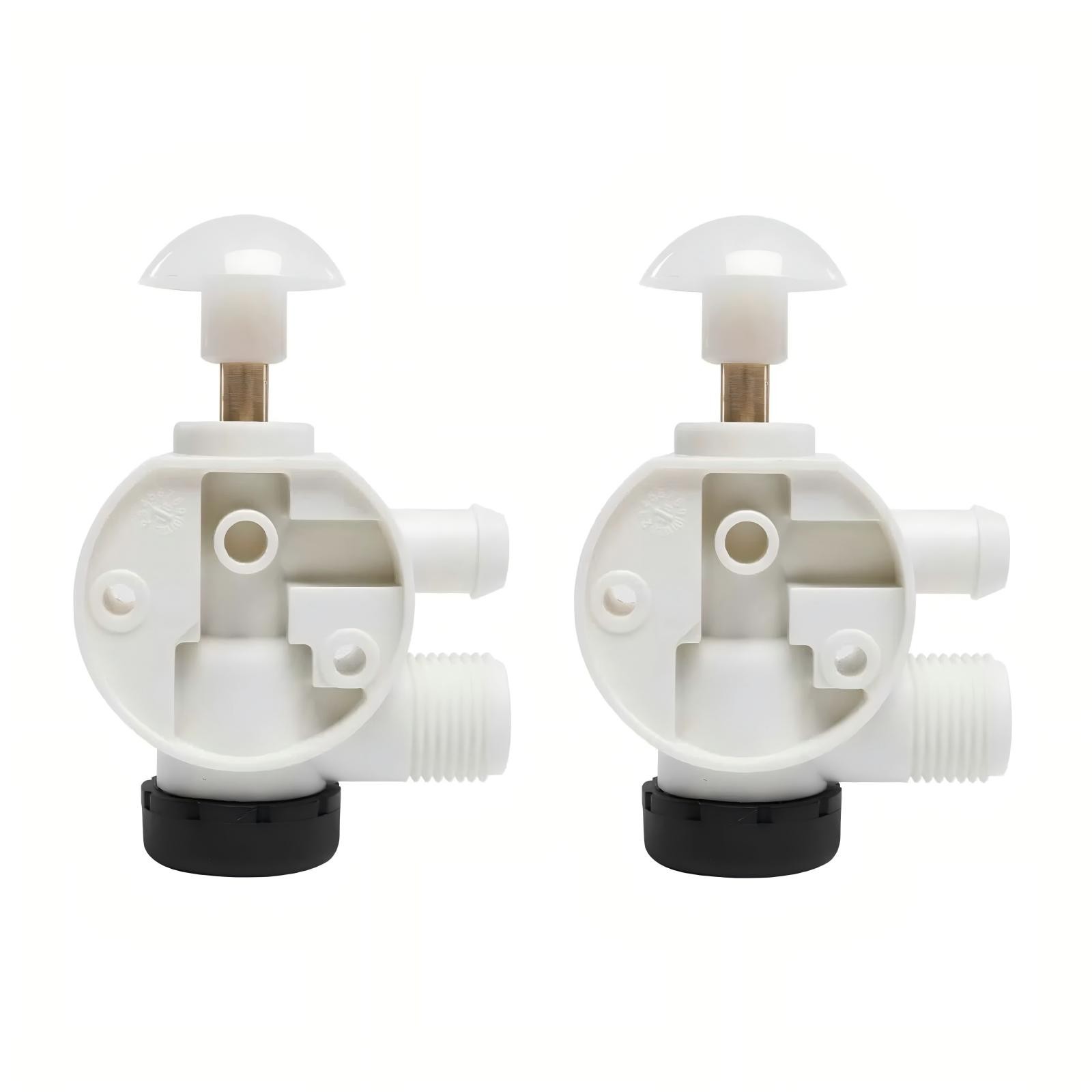 2x New RV Upgraded Toilet Water Valve Assembly For Sealand 385314349