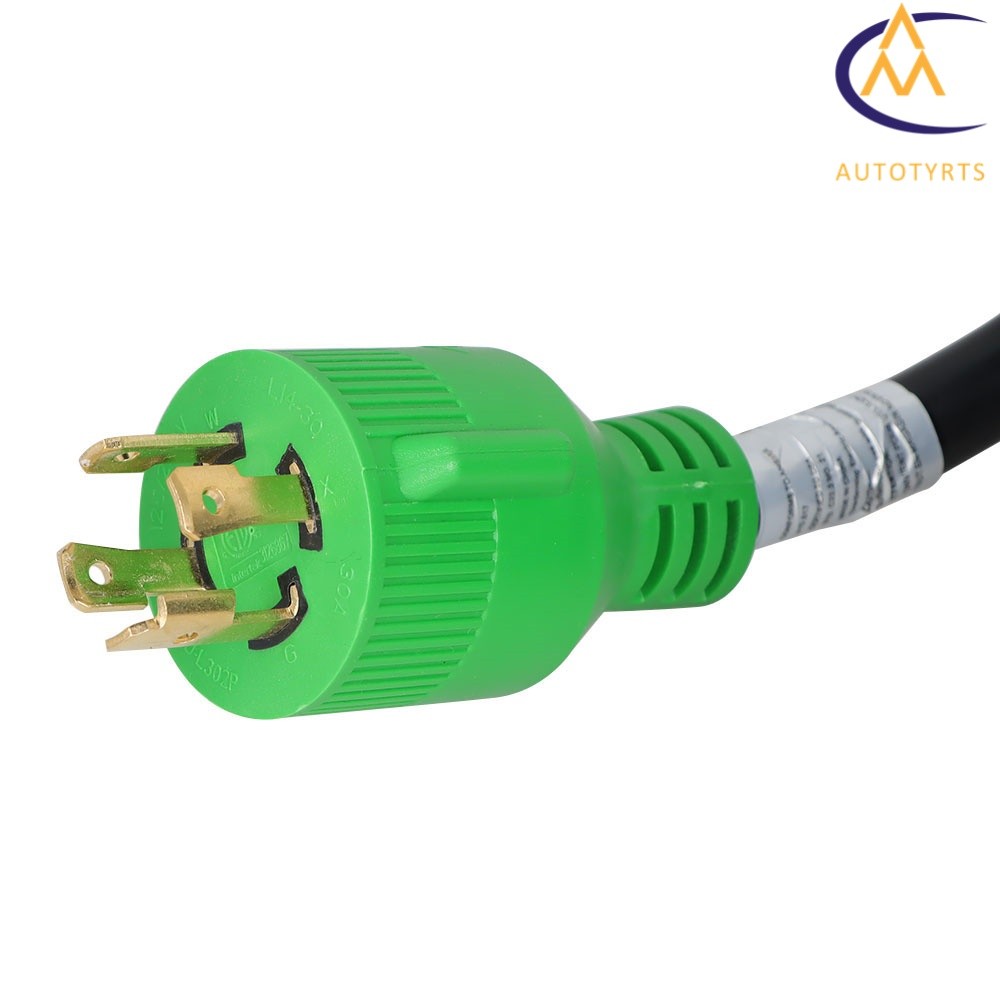 4-Prong L14-30 10ft 125/250V 30Amp Generator RV Power Extension Cord Twist Lock