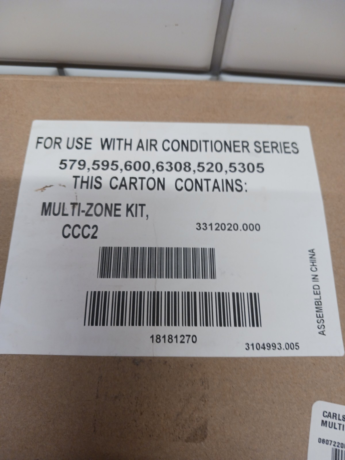 3312020.000 For Dometic CCC2 Multi-Zone Model A/C RV Thermostat Control Board FS