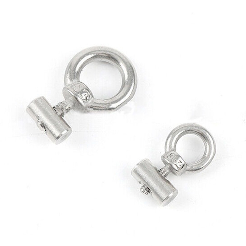 4x AWNING RAIL STOPPERS Caravan Motorhome Campervan STAINLESS STEEL Multipurpose